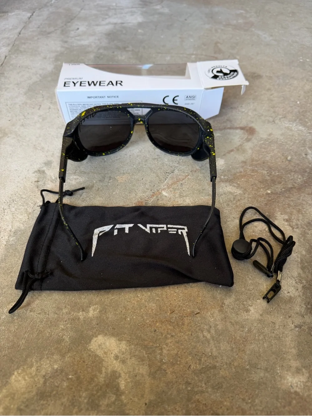 Pit Viper Exciters Sunglasses The Cosmos Polarized Pens 149mm